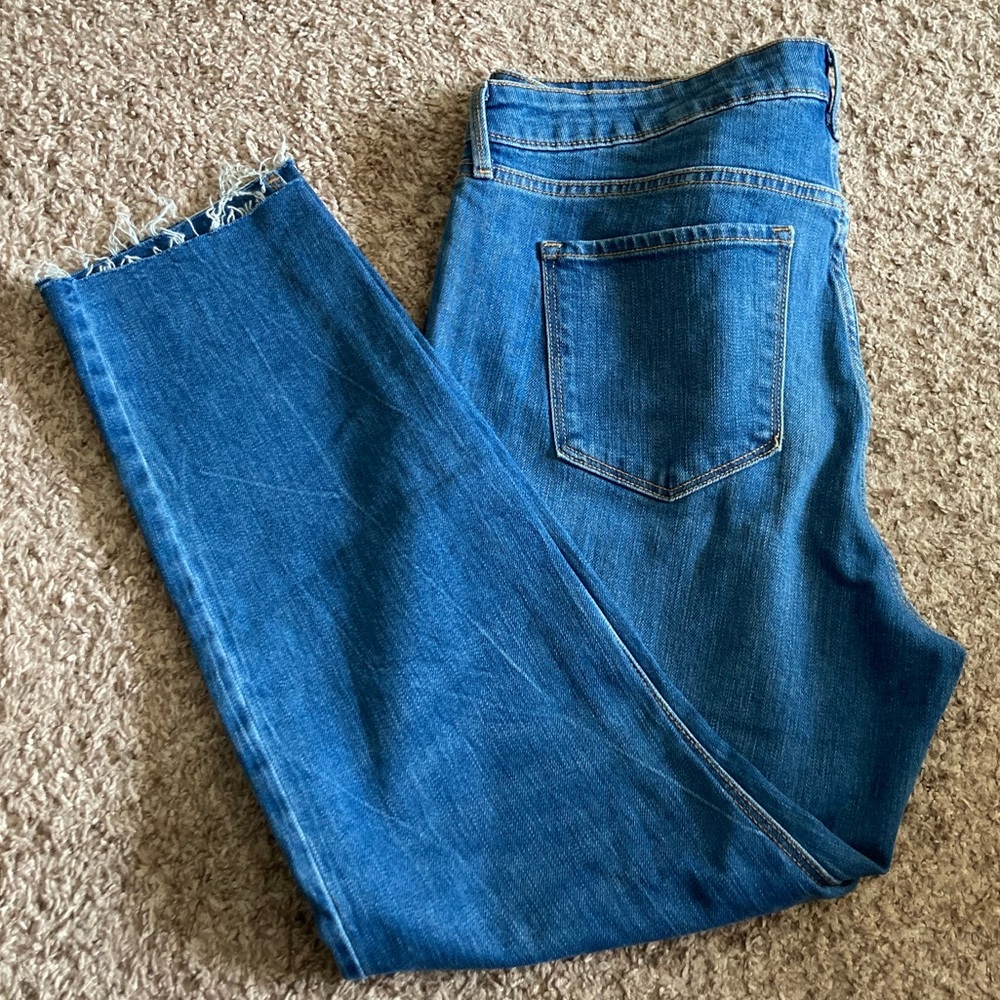 Old Navy Power Straight High Rise Jeans